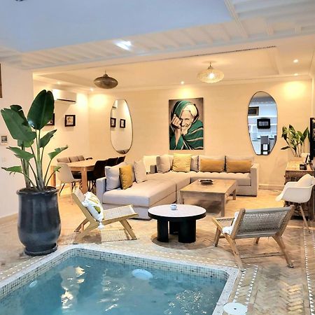 Riad Melilo Avec Piscine Chauffee Marrakesh Esterno foto