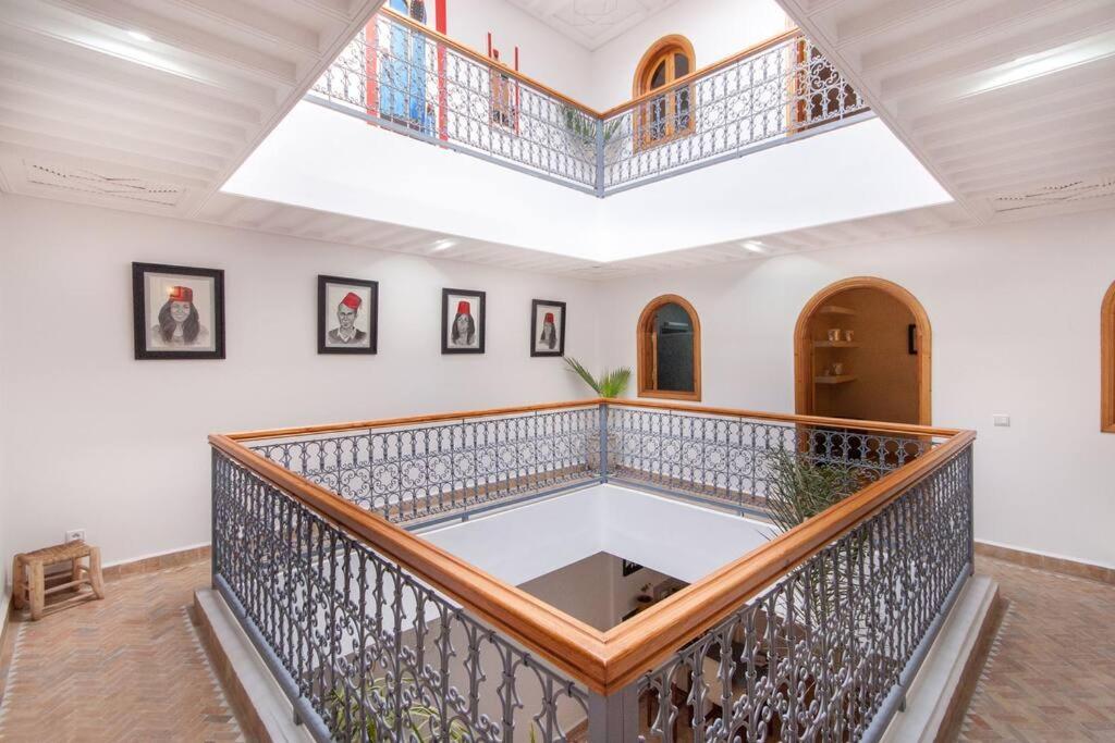 Riad Melilo Avec Piscine Chauffee Marrakesh Esterno foto