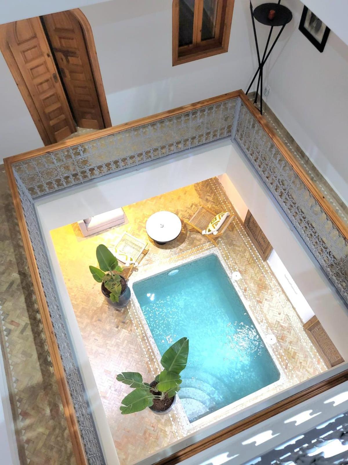 Riad Melilo Avec Piscine Chauffee Marrakesh Esterno foto